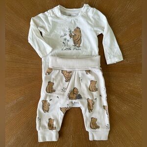 H&M 2 piece Winnie the Pooh set